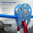Micro Mobile Single Pulley,22kN(2200kg) for Rigging Arborist Climbing Rescue,2pcs  Climbing Pulley with Ball Bearing for Rock Climbing Arborist