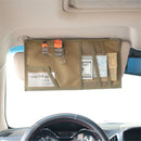 Car Visor Organizer  Universal Vehicle Sun Visor Storage for Essentials & Gear, Compatible with Cars, Pickup Trucks, Vans, SUVs