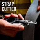 Heavy Duty 6 in 1 Multifunctional Trauma Shears Foldable | Stainless Steel emergency response scissors | Survival Shears with Holster | Trauma shears  With Strap Cutter | Black