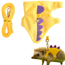 Ferret Harness and Leash Set Small Animals Vest Harness Baby Rabbit Guinea Pig Teacup Chihuahua Mouse and Other Small pet.(Yellow )