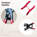 Glass Tile Nippers - Heavy Duty Wheeled Glass Mosaic Nipper & Ceramic Tile Nipper, Tile Cutter Pliers Soft-grip Handle - Shapping Plier, Nipper Cutting Tools (8 Inch ）