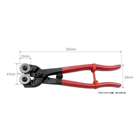 Glass Tile Nippers - Heavy Duty Wheeled Glass Mosaic Nipper & Ceramic Tile Nipper, Tile Cutter Pliers Soft-grip Handle - Shapping Plier, Nipper Cutting Tools (8 Inch ）