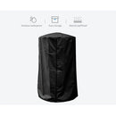 Heavy Duty Waterproof Tabletop Heater Cover, Dustproof/ Wind/ Sunlight/ Snow-Resistant,Winter Patio Heater Covers, Black