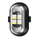 8PCS Wireless LED Lights for Car with Remote Control, Halloween Wireless LED Strobe Lights 7 Colors USB Anti-Collision Warning Light for Car Interior Truck Drone Aircraft Bike