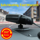 Car Heater 12V 200W Portable Car Heater Defroster Fans, Heating Fast Heating Defrost Defogger with Plug in Cigarette Lighter, Car Heater and Defroster