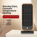 Space Heaters，500W Energy Efficient Quiet Mini Portable Heater, PTC Ceramic Fast Heater Function for Office Home Indoor Use（Black)