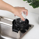 Glass Rinser for Kitchen Sink, High Pressure 360 Degree Rotating Spout Glass Rinser Glass Cup Cleaner Sink Attachment Washer Baby Bottle, Glass Cup, Wine Glass (Black)