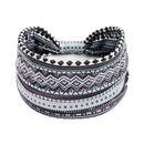 10 Pieces Womens Mens Headband Printed Hairband Bandana Wrap (Multicolored )Elastic Headband Stylish Wrap Headbands Hair Accessories