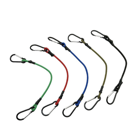 10 Pcs 36 Inch Carabiner Bungee Cord with Aluminum Alloy Hooks, Superior Elasticity  for Luggage Rack, Cargo, Hand Carts, Bike, Camping, Outdoor
