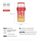 Overnight Oats Containers with Lids 4Pack, Yogurt Parfait Cups with Dry and Wet Separation, Breakfast Prep Bowl for Cereal Nut Fruit Meal, To Take Along Oatmeal Salad Smoothie Snack