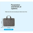 Waterproof Laptop Bag 13 14 Inch for Women Men Unisex Slim Protective and Durable Design Ideal for School College Office/Business Travel