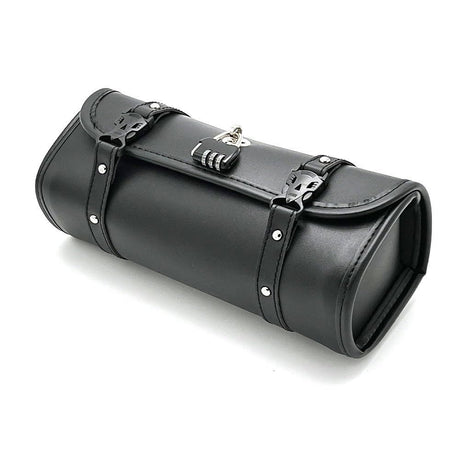 Universal Motorcycle Fork Handlebar Tool Bag Cycling Bag Waterproof Black, Handlebar Bag Storage Tool Bag-29.5cm