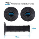 Black Motorcycle Grip, Motorcycle Hand Grips for Pit Dirt Bike Motocross Motorcycle Offroad Dirt Bike