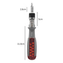 Ratcheting Screwdriver,  Ratcheting Screwdriver Set, 10-in-1 Multi Bit Screwdriver, 180-Degree Adjust Precision Screw Driver, Electrical and Electronics Ratchet Driver,