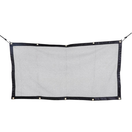 Car Dog Barrier High See Through Net Vehicle Pet Barrier for Cars Trucks and SUV, Black, Adjustable, Keeps Dogs and Pet Hair Out of Back Seat