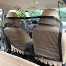 Car Dog Barrier High See Through Net Vehicle Pet Barrier for Cars Trucks and SUV, Black, Adjustable, Keeps Dogs and Pet Hair Out of Back Seat