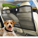 Car Dog Barrier High See Through Net Vehicle Pet Barrier for Cars Trucks and SUV, Black, Adjustable, Keeps Dogs and Pet Hair Out of Back Seat