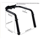 Bike Seat Bag Stabilizer, Anti-Shake Design with Dual Water Bottle Cage Mounts, Fits Most Road  black