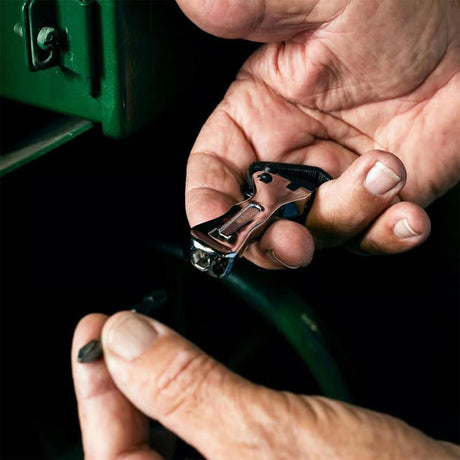 Micro Stubby Self-Adjusting Wrench, Ergonomic Short Handle Design Micro Stubby Wrench - Self Adjusting Pipe Vise Tool,