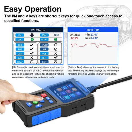 obd2 Scanner Diagnostic Tool Car Accessories Check Engine Code Reader with Reset for Cars Professional Vehicles Scan Tools Fault Warning Light