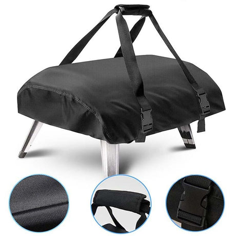 Outdoor Pizza Oven Cover Handheld Convenient Gas Oven 420D Oxford Dustproof and Waterproof Cover(63*41*16CM)