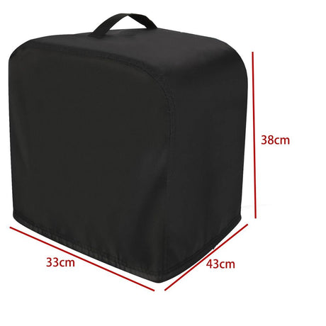 Ice Maker Countertop, Waterproof Cover for Portable Countertop Ice Maker Machine with Drawstring, Black (210D：33*43*38cm)