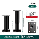 4 Pcs Adjustable Furniture Legs 4.72-7.08 inch, Adjustable Cabinet Legs for Sofa/Bed/Chair/Couch/Dresser/Table,Heavy Duty Bed Replacement Support Legs for Bed Frame/Bed Center Slat