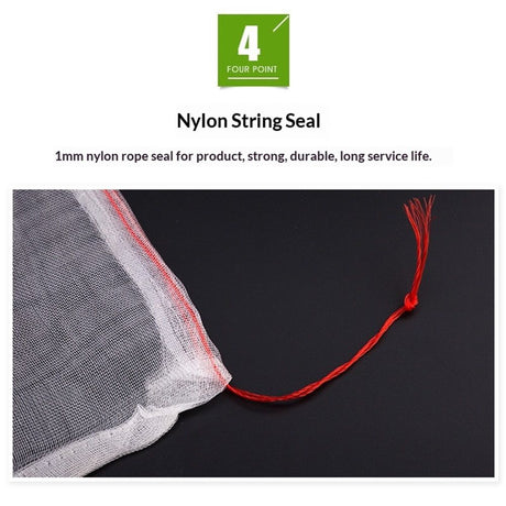10 Pcs Watermelon Protection Bags Large Size Polyethylene Mesh Reusable Fruit Bags for Protecting Fruits Vegetables (23.6