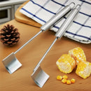 2 pack New Magic Corn Peelers, Long Handle Stainless Steel Corn Stripping Tool, Corn Stripper Corn Cob Stripper Tool, Stainless Steel Corn Thresher with Ergonomic Handle, Kitchen Gadget