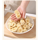 Fruit Slicer Banana Cutter, Strawberry Slicer, Cucumber, Speed for Egg Hot Dog Grape, Strawberry Cutter kitchen gadget(Yellow)
