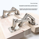 2 Pack Soft Close Cabinet Hinges, Slow Smooth Hidden Frameless Lazy Susan Hinge, Concealed Hardware Surface Mount, Lid Support Trap Door, Self Closing for Corner, Kitchen Cupboard（Excluding screws）