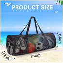 Mesh Duffle Bag for Scuba Dive or Snorkel Gear, Extra Large Snorkeling Equipment Carry Bag, Ideal for Beach Pool Swimming Free Diving Kayak Spearfishing（Only one storage bag）