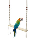 Chicken Swing Wooden Chicken Hanging Swing Toys Climbing Stand Ladder Training Toys Perch Ladder for Hens Medium Large Bird Parrot