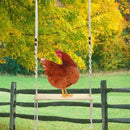 Chicken Swing Wooden Chicken Hanging Swing Toys Climbing Stand Ladder Training Toys Perch Ladder for Hens Medium Large Bird Parrot