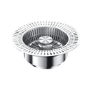 Kitchen Sink Drain Strainer and Stopper Combo, Stainless Steel Pop-Up Sink Stopper & Drain Strainer for Standard Drains, Ideal Sink Protectors for Kitchen Sink