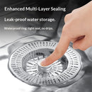 Kitchen Sink Drain Strainer and Stopper Combo, Stainless Steel Pop-Up Sink Stopper & Drain Strainer for Standard Drains, Ideal Sink Protectors for Kitchen Sink