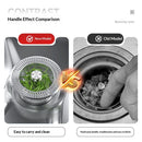 Kitchen Sink Drain Strainer and Stopper Combo, Stainless Steel Pop-Up Sink Stopper & Drain Strainer for Standard Drains, Ideal Sink Protectors for Kitchen Sink