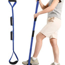 2pcs 100m Long Leg Lifter Strap, Leg Straps with Soft Hand Grips & Soft Foot Pad, Leg Lifter After Hip Replacement, Leg Lifters Getting Legs in and Out of Bed, Wheelchair, Car (Blue)
