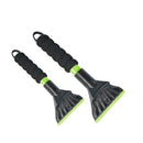 2pcs Oversized Ice Scrapers for Car Windshield, Snow Brush Scrapers Car Window Frost Removal with Foam Handle,  Large Soft Blade for  Trucks-Scratch（Upgraded Green）