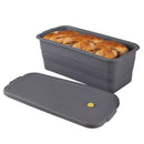 Bread Loaf Pan, New Upgrade Silicone Non-Stick Bakeware, Larger and Thicker, Foldable Bread Toast Box Mold with Lid, Baking Pans for Cakes,