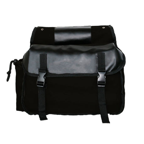 Motorcycle Saddle bags, Waterproof motorcycle saddlebags, Motorcycle Saddlebag Side Tool Bags Cycling Luggage Bag Riding Travel Canvas Waterproof (Black)