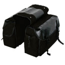 Motorcycle Saddle bags, Waterproof motorcycle saddlebags, Motorcycle Saddlebag Side Tool Bags Cycling Luggage Bag Riding Travel Canvas Waterproof (Black)