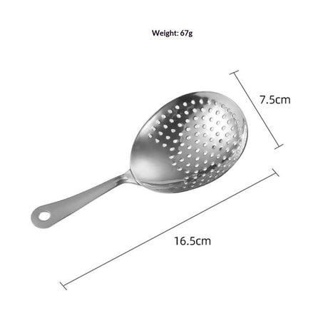 Bartender Strainer for Cocktail Drinks, Professional Bar Strainer for Bartending, Strainer for  Shaker Mixing Glass – Stainless Steel
