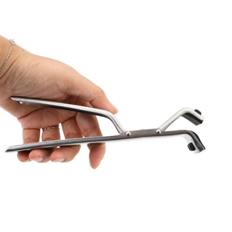 Hot Plate Gripper, Upgrade Hot Plate Gripper Tongs, Anti-Scald Stainless Steel Bowl Clip, Multi Angle Pan Clips Tool, Kitchen Utensil For Bowls Pans Dishes (2pcs)