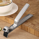 Hot Plate Gripper, Upgrade Hot Plate Gripper Tongs, Anti-Scald Stainless Steel Bowl Clip, Multi Angle Pan Clips Tool, Kitchen Utensil For Bowls Pans Dishes (2pcs)