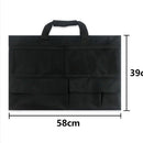 Travel Carrying Case for 24'' Desktop Computer, Nylon fabric with velvet lining integrated desktop computer bag dust cover(Black)