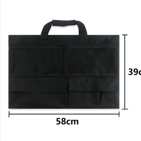 Travel Carrying Case for 24'' Desktop Computer, Nylon fabric with velvet lining integrated desktop computer bag dust cover(Black)