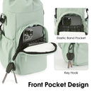 Water Bottle Holder with Strap  40oz Insulated Water Bottle Carrier Sling Bag with Phone Pocket Crossbody（light green）