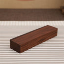 Pet Cat whiskers Beard Hair Collection Commemorative Storage magnet Walnut Solid Wood Box