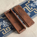 Pet Cat whiskers Beard Hair Collection Commemorative Storage magnet Walnut Solid Wood Box